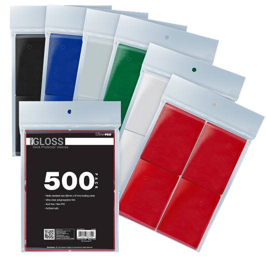 PRO-Gloss Standard Deck Protector Sleeves Bundle (500ct)