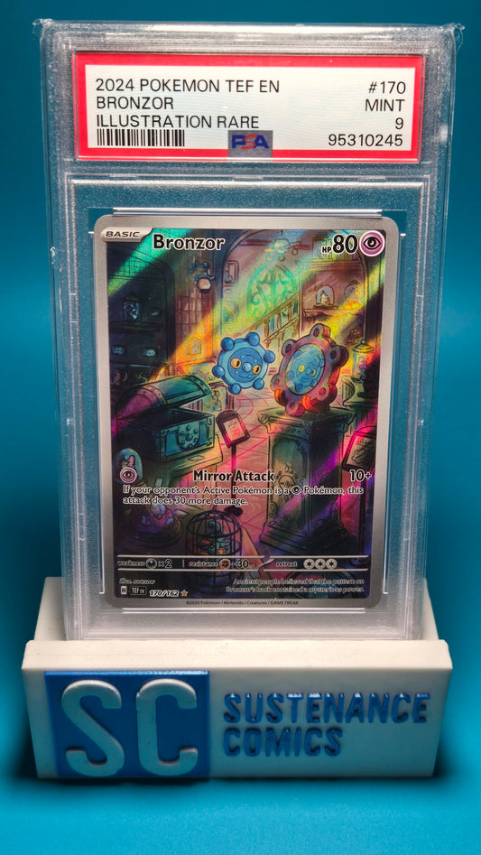 Pokemon "Bronzor" PSA 9 - Temporal Forces